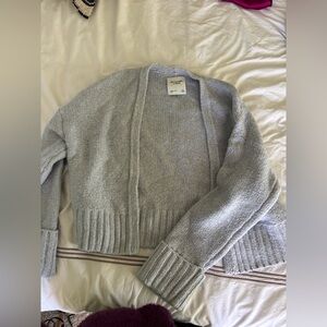 Abercrombie & Fitch Light Gray Women's Cardigan